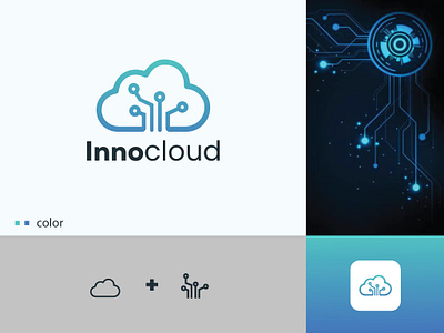 Innocloud logo design, Brand Identity brand maker branding brandmark cloud logo cloudbranding cloudidentity cloudlogo creativeagency innocloud logo branding logo design logomark modernlogo techbranding techlogo visualidentity