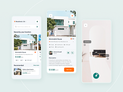 Intuitive Home and Villa Booking design ui ux