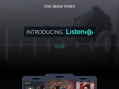Listen graphic design ui