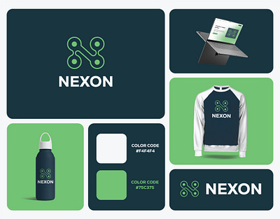 Nexon logo, Brand Identity brandmark digitalbranding futuretechbrand logo logo branding logo design moderntechdesign n logo design nexonbranding nexonlogo nexontechlogo startuplogo tech logo techbranding techcreative techidentity