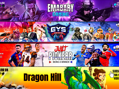 youtube channel banner and logo design banner and logo banner design banner template call of duty banner cartoon bannerr design fortnite banner gaming banner gaming thumbnails gta5 banner minecraft banner roblox banner sports banner thumbnails twitch logo youtube banner youtube banner cover youtube channel art youtube channel banner youtube logo