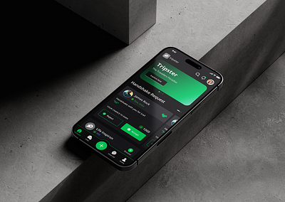 Tripster App Redesign ai app design app design app redesign app ui design business app creative app creative design dark app ecommerce app landing page design moderm design modern app reword app tour app design travel app traveler app ui uidesign uiux user experience