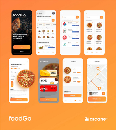 Food Delivery App app design branding figma mobile design ui ui ux user experience design user interface design