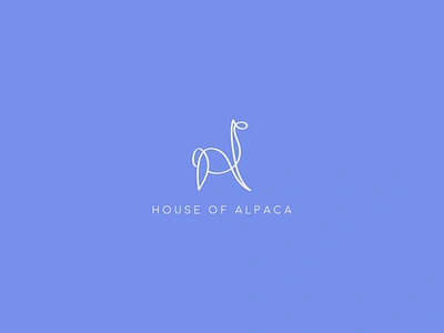 Clothing brand House of Alpaca logotype branding design graphic design icon logo logotype paulegu ui