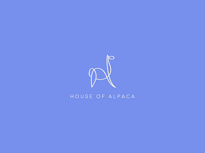 Clothing brand House of Alpaca logotype branding design graphic design icon logo logotype paulegu ui