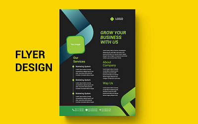 Corporate flyer. corporate design corporate identity corporate marketing flyer design