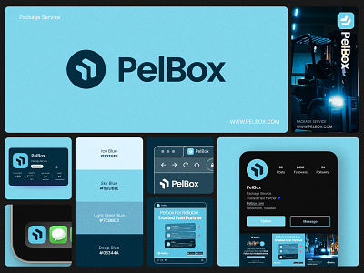 PelBox | Design - Identity ad design box brand identity branding color colors creative delivery design figma graphic design logo marketing photoshop social media visual identity