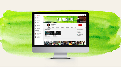 Jalen Mills Youtube Interface branding ui