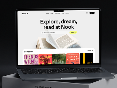 📚 Web design for the bookstore | Hyperactive b2c book store books books online clean colors design e book e commerce graphic design hyperactive interface light mockup product design ui ux web web design website