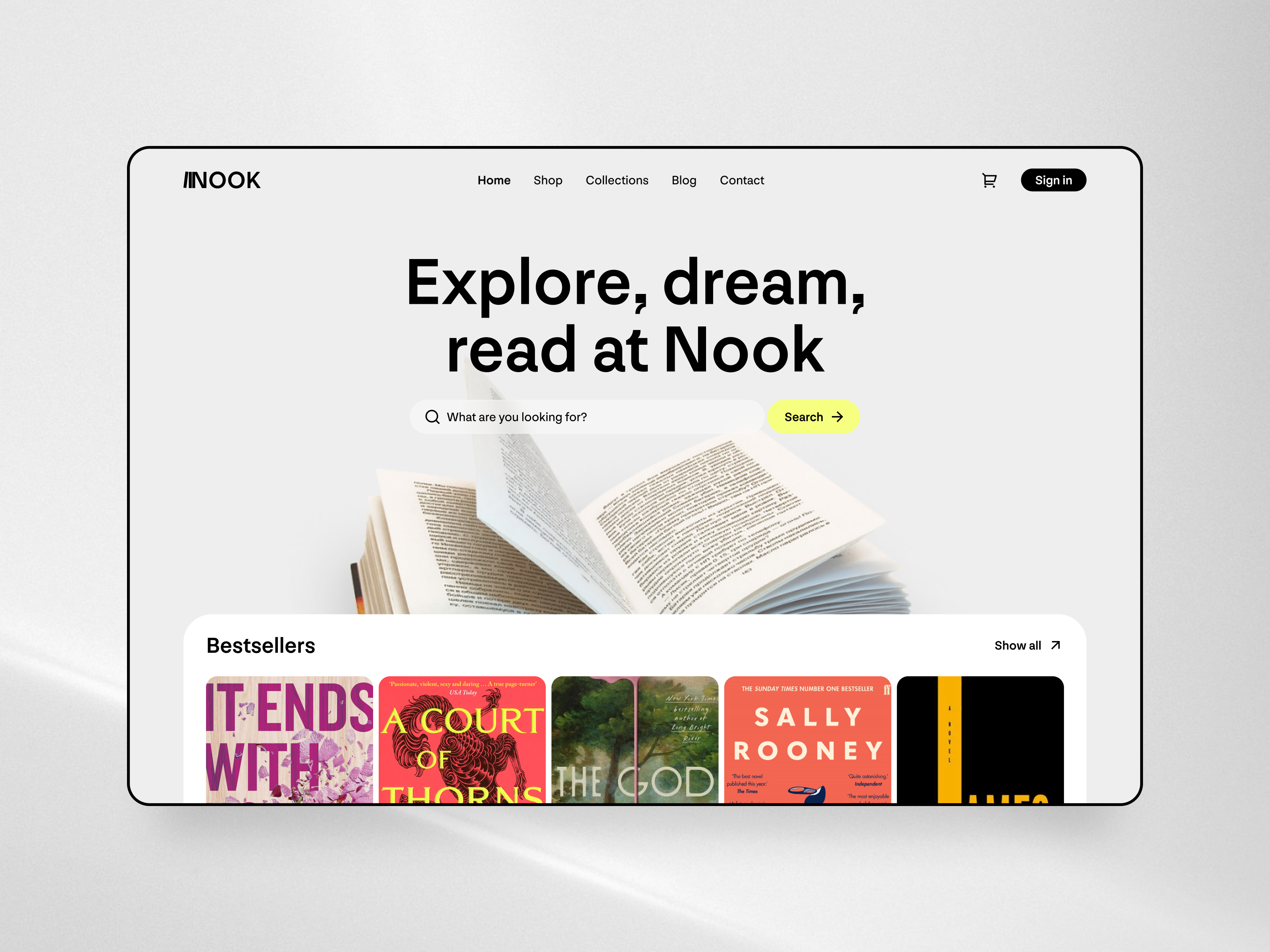 Example service media