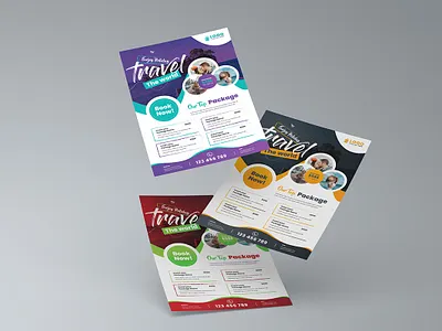 Travel Flyer | Travel Poster Template business flyer flyer design summer travel flyer travel poster