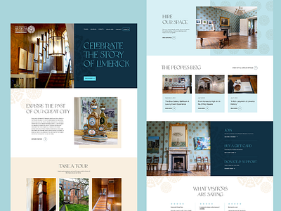 Museum Website design ui ux web website