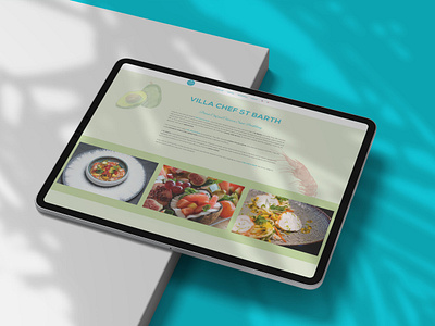 Villa Chef St Barth // Web & Graphic Design graphic design illustration logo web