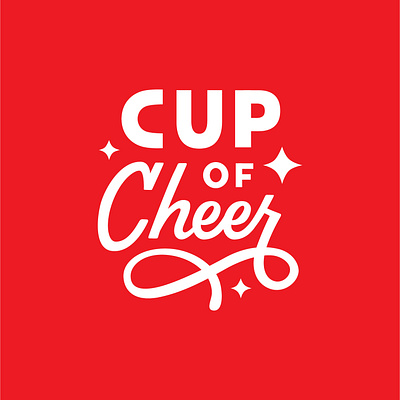 "Cup of Cheer" lettering christmas custom holiday lettering script winterholiday