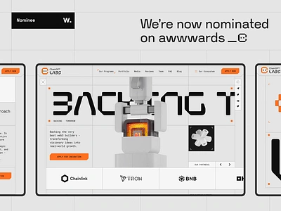 ChainGPT Labs — Nominee .awwwards 3d design awards awwwards creative design crypto design crypto incubator design award experience design ui ui design ui ux web design web3 web3 design web3 incubate