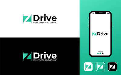 Z drive logo design, logos, logo design edgy design