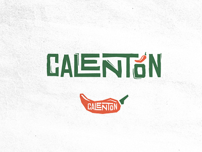 Calentón: Brand Identity + Label Design brand identity designerbrief hot sauce label design logo design sticker design