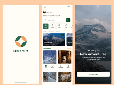 ExplorePK A tourism Solution specially for paksitan dribbble travel showcase