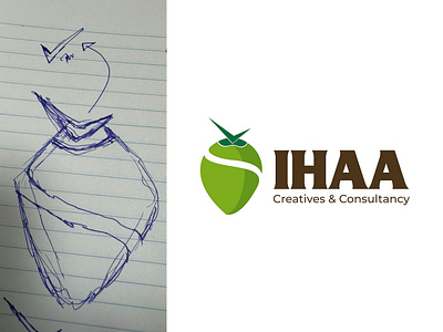 IHAA Creatives Logo For PR Agency in Maldives best logo branding creative agency in maldives design graphic design ihaa illustration lettermark logo logo logo design pr media logo typography