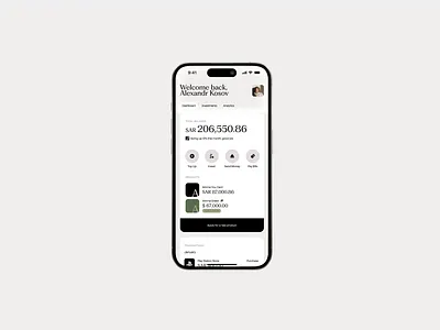 Alinma Bank — App Design & UX/UI. Mobile Banking App alinma app app design application bank banking app clean design finance fintech minimal money ui ux