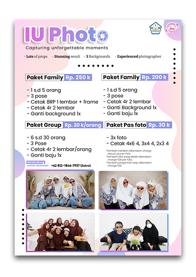 Photo Studio Pamflet boardingschool brochure feed flyer pamflet pesantren school