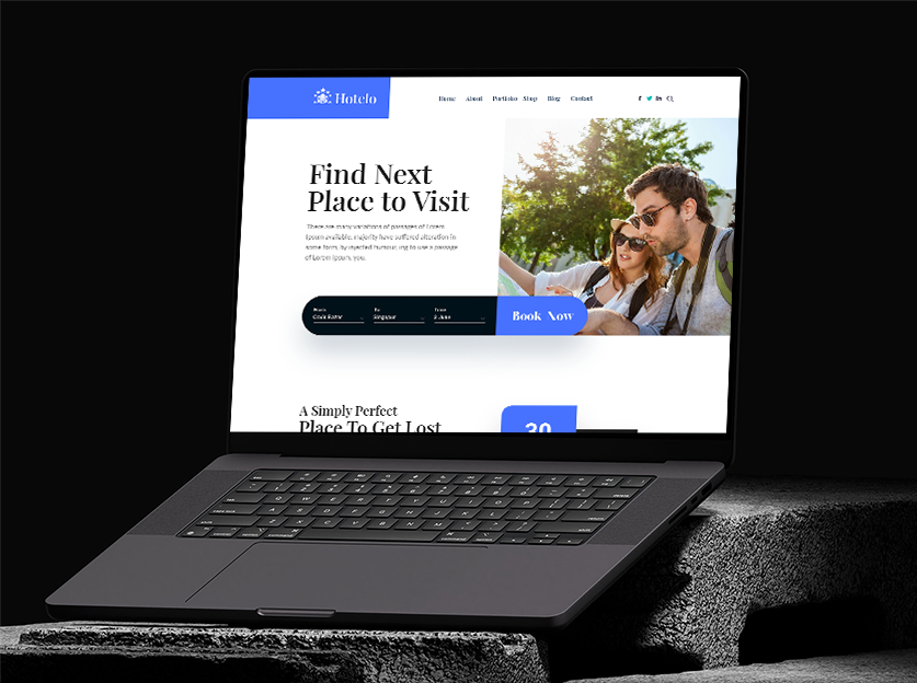 Travel Website UI Design Concept app design dashboard design figma design figma website hr dashboard landing page design ui design ui ux design web design