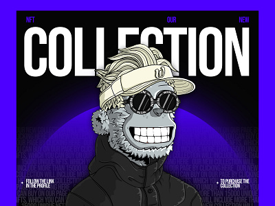 NFT Collection Showcase Website — Digital Art & Web3 artplatform blockchainart blockchaintechnology cryptoart cryptoartcollectors digitalart digitalcollectibles illustration landing page metaverse nftcollection nftdrops nftmarketplace nftshowcase nftwebsite typography ui uniqueart ux webdesign