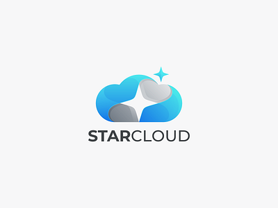 SAR CLOUD branding cloud design graphic design icon logo star star cloud star cloud coloring