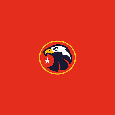 EAGLE logo - FOR SALE aguila animal aquila bird branding design eagle eeuu emblem esports gaming graphic design head logo mascot star vector