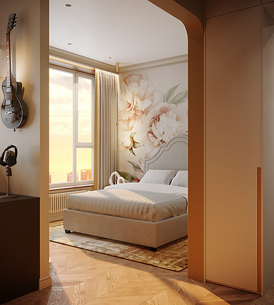 Interior Design for Family Appartment 3d 3d design 3d interior 3d render exterior interior interior design wall design