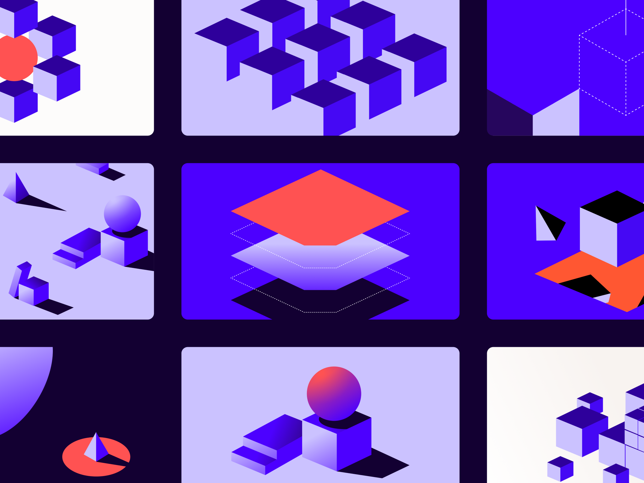 Behind the Design: Illustrations animation branding docusign grid illustration isometeric layers minimal motion graphics process shapes story telling website