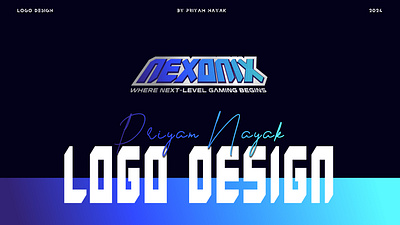 Nexonix: A Futuristic Logo Design for Next-Level Gaming futuristic gaming graphic design logo logodesign