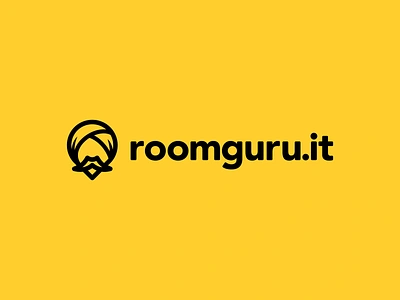 Room Guru Logo Design apartment bold brand character custom design guru icon logo logo design logodesign logotype mascot moustache movember professional real estate room simple symbol