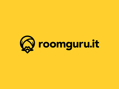 Room Guru Logo Design apartment bold brand character custom design guru icon logo logo design logodesign logotype mascot moustache movember professional real estate room simple symbol