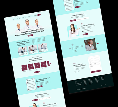 Health care Website design child health care child health care website design design health care ui ux