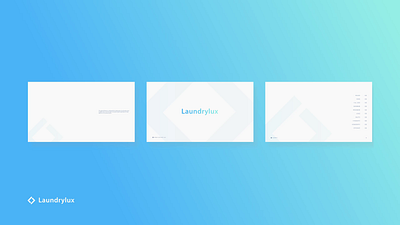 Laundrylux Brand Guide animation branding graphic design motion graphics ui