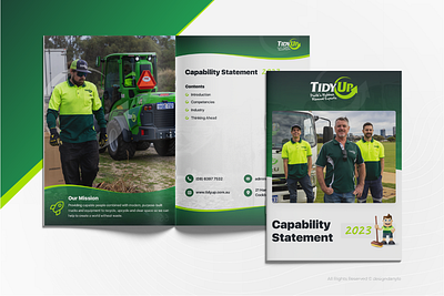 Magazine / Brochure for Rubbish Removal Experts branding brochure corporate reports design flyer graphic design illustration magazine brochure reports typography ui vector