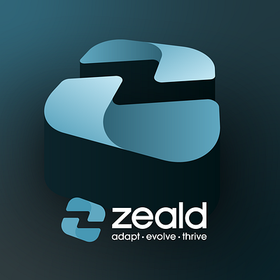 Rebranding Zeald 3d branding design graphic design illustration logo vector