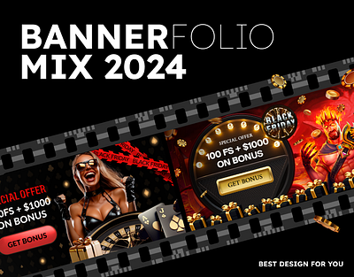 Bannerfolio - gambling social activity banner gambling graphic design ui