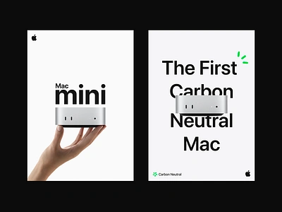 All-new Mac mini branding graphic design logo minimalism posters