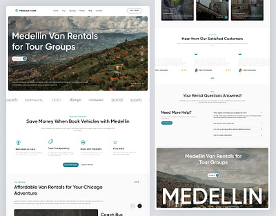 Car Rental Website UIUX Design bookingsite carrental cartour design figma figmadesign footer header herosection landingpageui medellin tourwebsite travel travelui ui uiux userinterface ux viral websiteui
