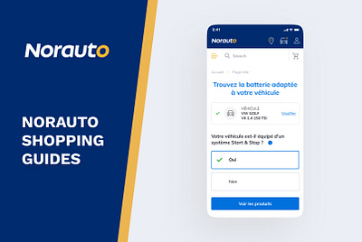 Norauto - Shopping guides banner ui