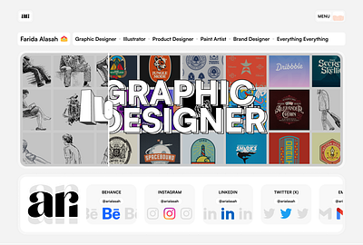 Ari's Portfolio dashboard design landing page portfolio ui