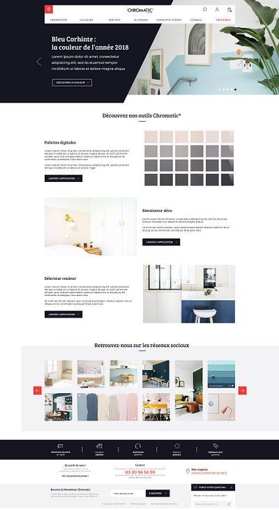 Chromatic - Website prototype ui ux webdesign wireframe