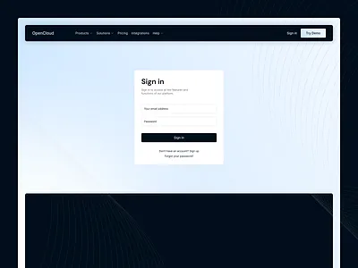 Sign in auth auth0 authentication buttom component cta figma form input field landing page log in modal navigation sign in sign up text field ui ux web design website