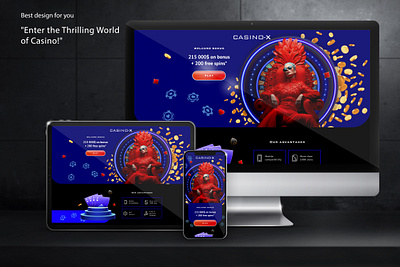 Casino & Betting - Web Design gambling graphic design ui uiux