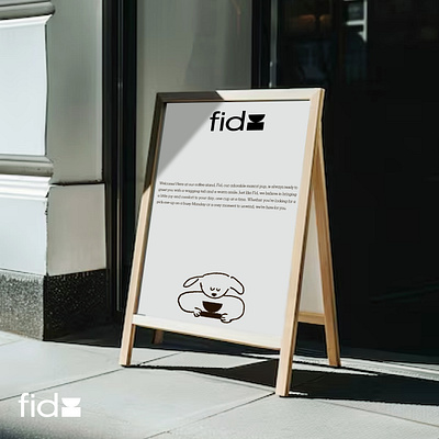 Matcha Cafe fido branding illustration logo