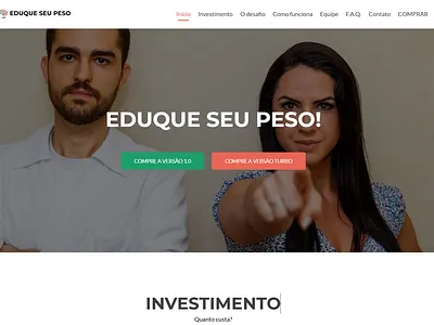 Eduque seu peso branding company design graphic design marketing ui