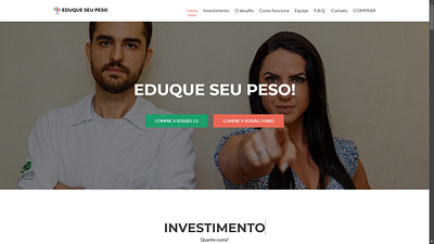 Eduque seu peso branding company design graphic design marketing ui