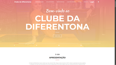 Clube da Diferentona branding company design graphic design marketing ui